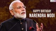 Narendra Modi Birthday Wishes And Greetings: Wish Indian Prime Minister With These HD Images On His 70th Birthday