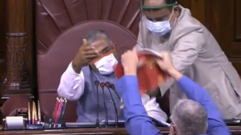 Rajya Sabha Ruckus: Motion Seeking Suspension Of MPs, Who 'Intimidated' Deputy Chair Harivansh Singh, Likely to be Moved Tomorrow