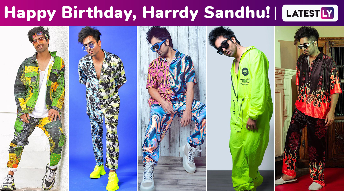 Harrdy Sandhu Birthday Special Eclectic Prints Neon Tones And