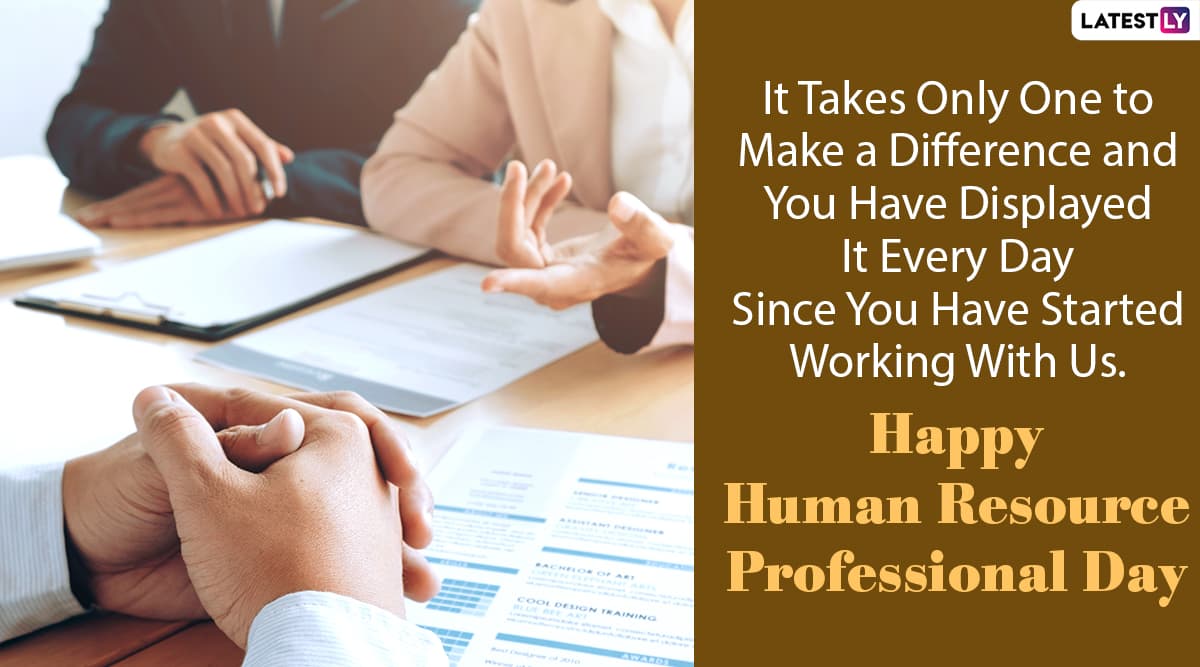 HR Professional Day 2020 Wishes & Messages: WhatsApp Stickers, Thank You Notes, HD Images