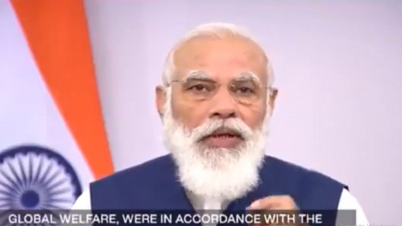 PM Narendra Modi Addresses UNGA, Asks ‘How Long India Would Be Kept Out of Decision-Making Structures of UN?' Raises Questions on UN Response in Combating COVID-19