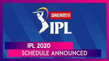 IPL 2020: BCCI Announces Full Match Schedule And Fixture Of Indian Premier 13, MI vs CSK On Opening Day