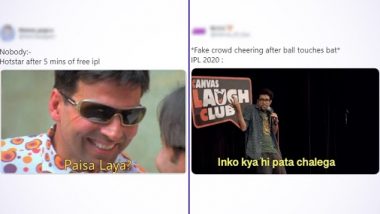 IPL 2020 Funny Memes Template: These 14 Hilarious Jokes and Memes on IPL Season So Far Will Tickle the Funny Bones of Every Cricket Lover