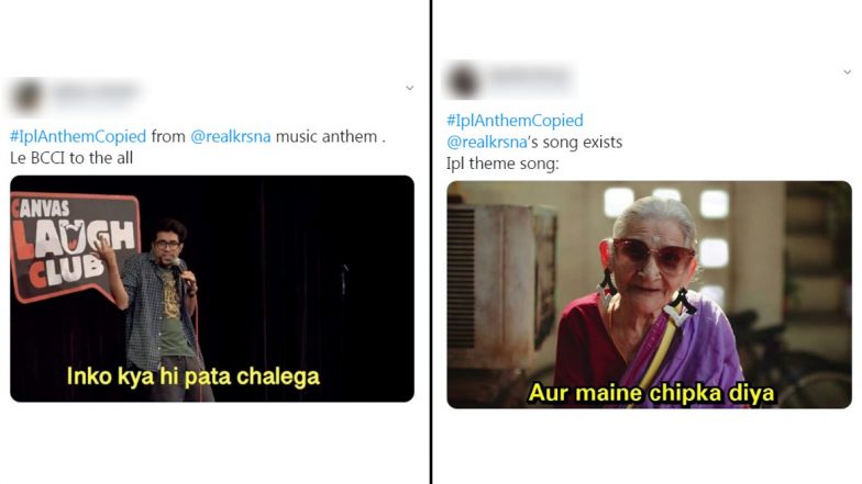 IPL 2020 Theme Song Copied Funny Memes and Jokes Shared Online Following Anthem Plagiarism Allegations by Rapper Krsna