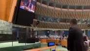 UNGA 75th Session: Indian Delegate Stages Walk-Out As Pakistan PM Imran Khan Begins His Speech (Watch Video)