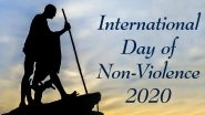 International Day of Non-Violence 2020 Date And Significance: Know The History of the Day That Promotes Peace & Honours Mahatma Gandhi&rsquo;s Birth Anniversary