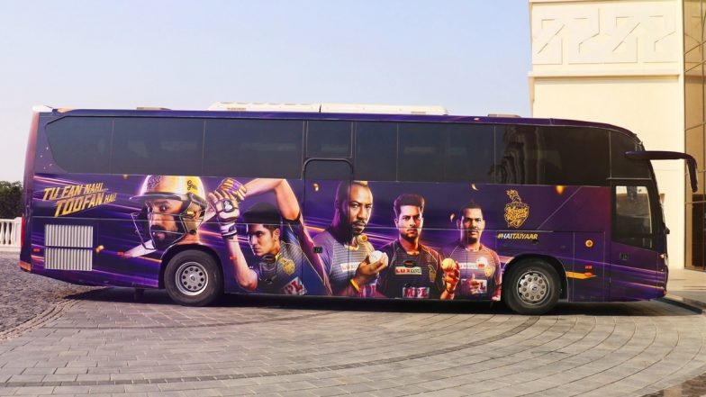 KKR Unveils New Team Bus Ahead of IPL 2020, Says ‘Our New Wheels Have Arrived’ (See Pic)