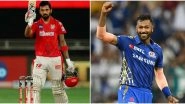 KL Rahul Reacts to KXIP&rsquo;s 97-Run Win Over RCB in IPL 2020 Match; Hardik Panyda Replies With Cheeky Comment (See Post)