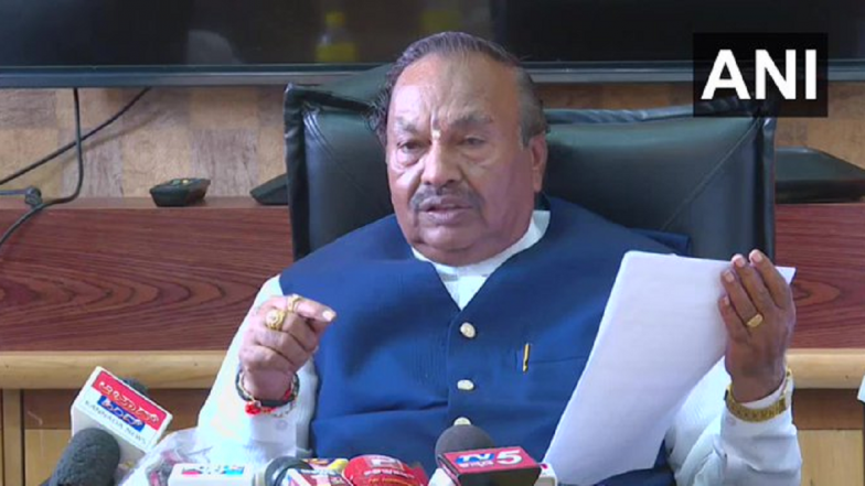 KS Eshwarappa, Karnataka Minister, Tests Positive for COVID-19