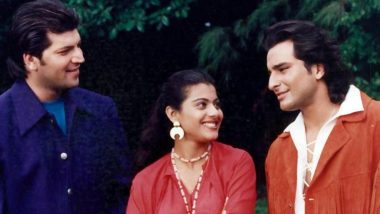 23 Years of Hameshaa: Kajol Shares a Throwback Picture from the Sets of the Film Featuring Saif Ali Khan and Aditya Pancholi