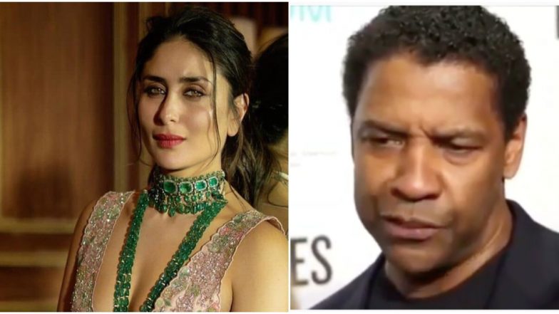Kareena Kapoor Khan Shares an Old Video Of 'Legend' Denzel Washington Criticising Mainstream Media's Obsession to Report First Over Truth