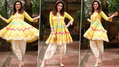 Karishma Tanna Is Twirly Chic and Channeling Her Inner Rangeela With This Festive Fashion Offering!