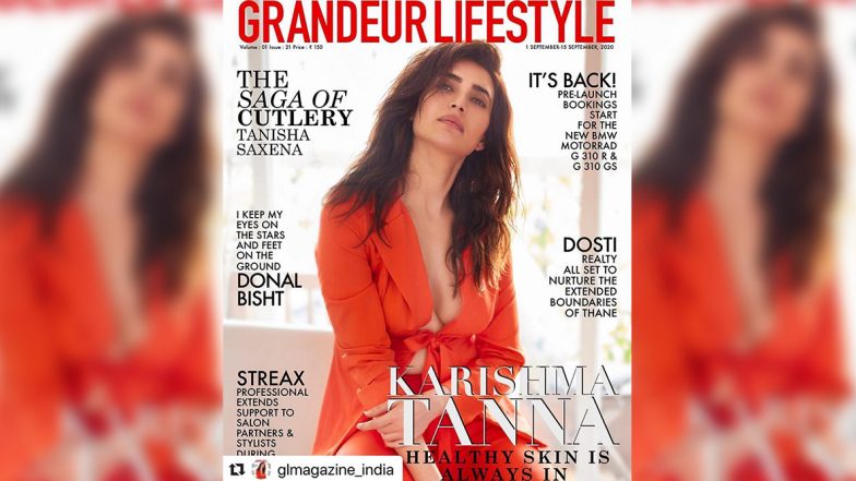 Karishma Tanna Is Glowing With That Healthy Skin Is Always in Vibe As Grandeur Lifestyle&rsquo;s Cover Girl!