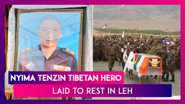 Nyima Tenzin, Tibetan-Indian SFF Soldier Given Farewell In Leh, BJP Leader Ram Madhav Attends, India-China Accuse Each Other Of Firing Shots At The Border