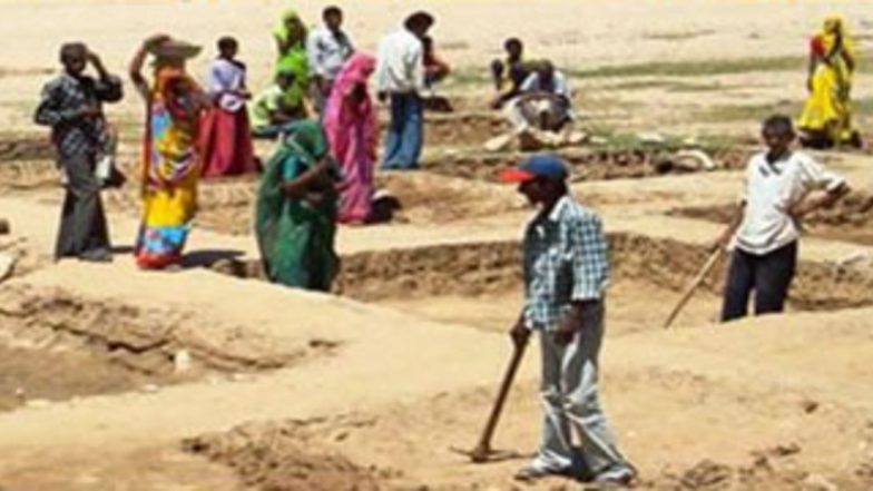 Jug Containing 19th Century Silver And Bronze Coins Found in Uttar Pradesh's Unnao by MGNREGA Workers