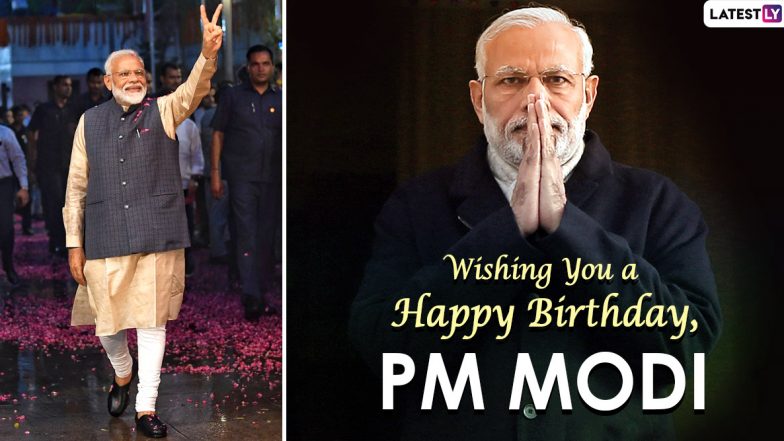 Narendra Modi Birthday Wishes, Quotes & Images: Wish PM With Greetings, GIFs, Photos and Facebook Messages on as He Turns 70