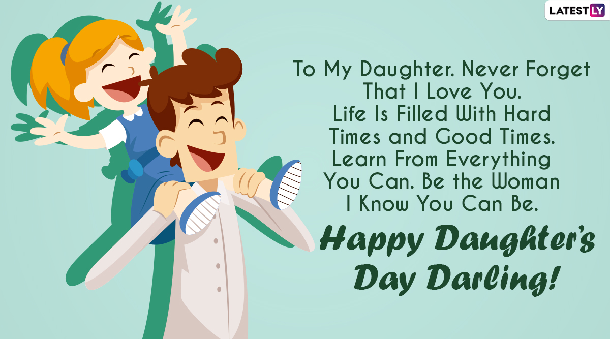 National Daughters Day 2020 HD Images And Wishes: WhatsApp Stickers ...