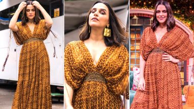 Neha Dhupia Is Kaftan Chic in Nikita Mhaisalkar, Glamourising Comfort Wear As Street Wear!