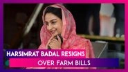 Harsimrat Badal Resigns As Farm Bills Clear Lok Sabha; PM Modi Says, &lsquo;Forces Trying To Mislead Farmers, Agriculture Reform Bills Will Lead To Increased Profits'