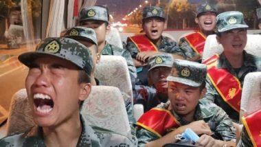 Video of PLA Soldiers 'Crying' Over Alleged Deployment at Ladakh Border Triggers War of Words Between Chinese and Taiwanese Media