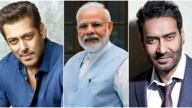 PM Narendra Modi 70th Birthday: Salman Khan, Ajay Devgn Send Warm Wishes to the Indian Prime Minister (View Tweets)