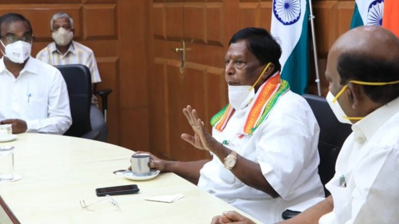 Puducherry CM Narayanasamy Loses Confidence Vote in Assembly