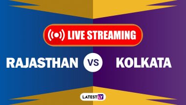 RR vs KKR, IPL 2020 Live Cricket Streaming: Watch Free Telecast of Rajasthan Royals vs Kolkata Knight Riders on Star Sports and Disney+Hotstar Online