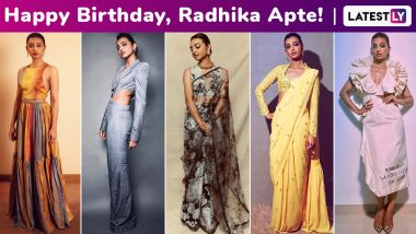 Radhika Apte Birthday Special: Bending the Norms, Unconventional Salient Glamour Is Her Thriving Fashion Vibe!