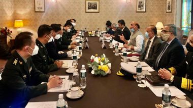 Rajnath Singh Meets Chinese Defence Minister Wei Fenghe in Moscow Amid Tensions at Ladakh Border
