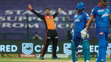 IPL 2020, SRH vs DC: Was Looking to Bowl Dot Balls to Put Pressure on Delhi Capitals Batsmen, Says Rashid Khan