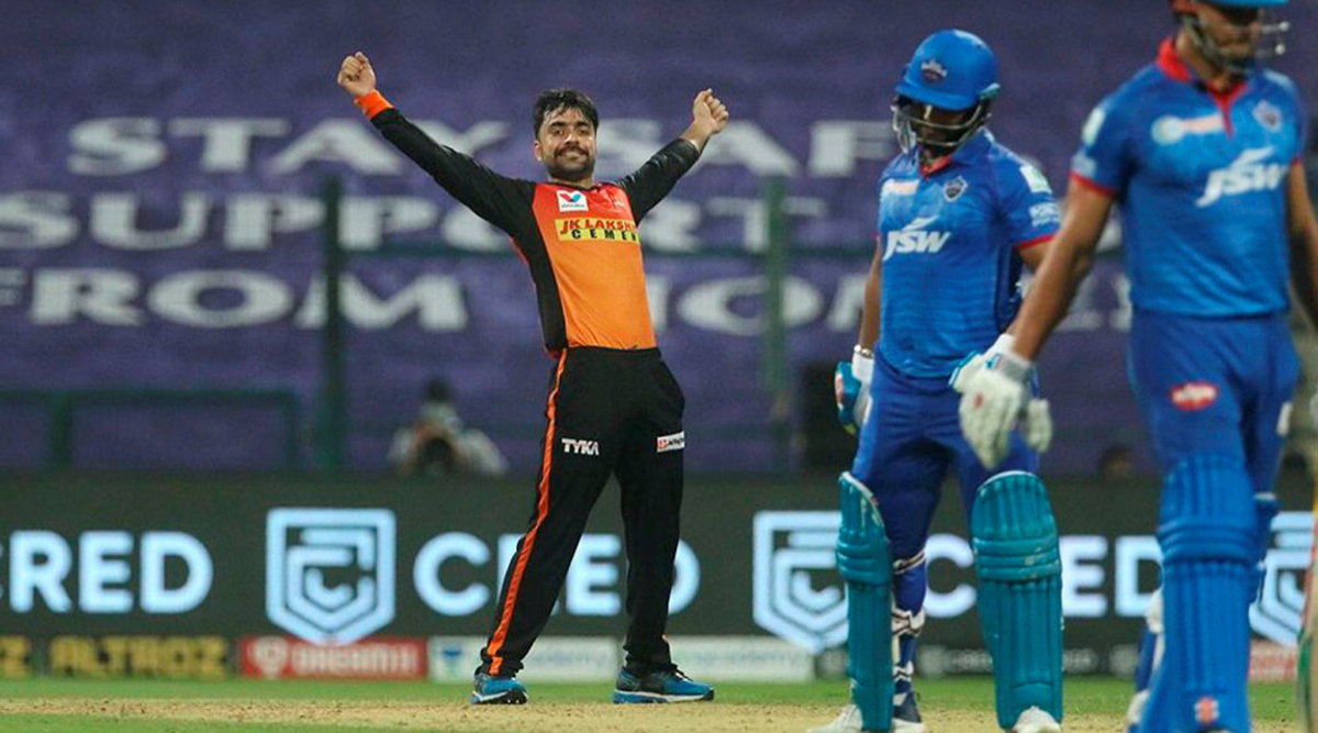 Cricket News IPL 2020, SRH vs DC Was Looking to Bowl Dot Balls to Put Pressure on Delhi Capitals Batsmen, Says Rashid Khan 🏏 LatestLY