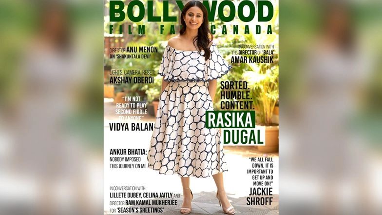 Rasika Dugal Is Sorted, Humble, Content and Chic As the Cover Girl of Bollywood Film Fame Canada!