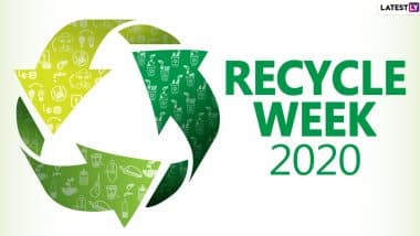 Recycle Week 2020 Date and Theme: Know the Significance of the Observance That Inspires Citizens to Recycle Things