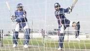 Rohit Sharma Sweats It Out in Nets Ahead of KKR vs MI Match in Dream11 IPL 2020 (Watch Video)