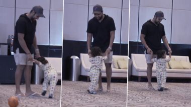 Mumbai Indians Captain Rohit Sharma’s ‘Cute Little Moments’ With Daughter Samaira Will Make You Go Aww!