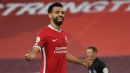 Mohamed Salah&rsquo;s Goal Against Leicester City Adjudged as Goal of  Month, Liverpool Praises Egyptian Forward (Watch Video)