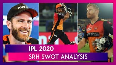 Sunrisers Hyderabad (SRH) SWOT Analysis For IPL 2020: Complete Preview of David Warner-Led Team in IPL 2020