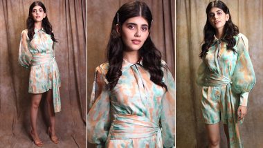 Sanjana Sanghi Is Romping Away in a Printed Satin Romper!