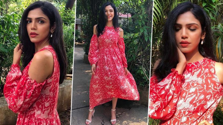 Shriya Pilgaonkar Is Wooing Us With Her Ruby Woo Cold Shoulder Cut Dress!