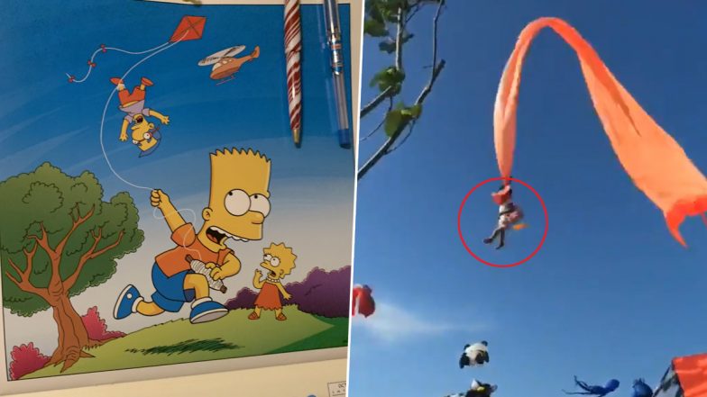 The Simpsons Predicted Kid Flying in Air at Taiwan Kite Festival Too? Twitter User Finds Eerily Similar Connection to The Animated Comic and Calendar Photo for September 2020