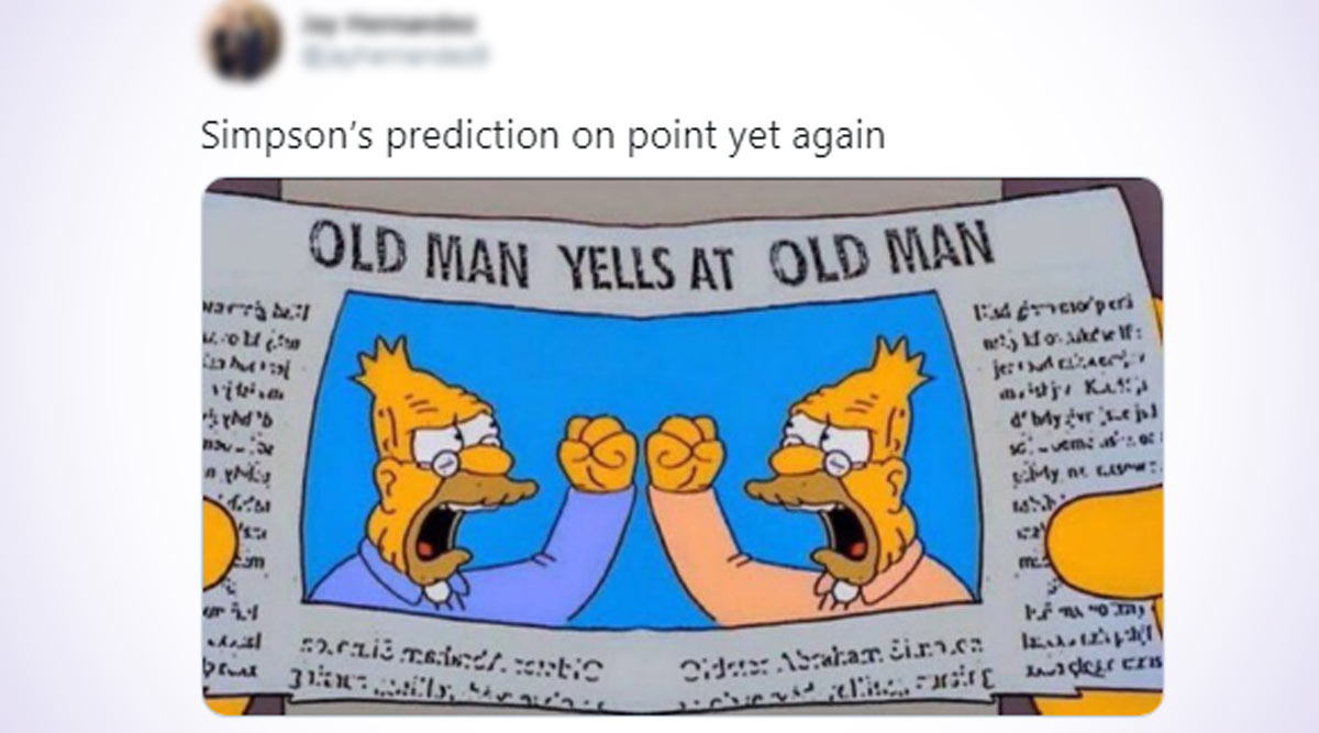 The Simpsons Prediction About US Presidential Debate 2020 ...