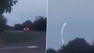 Woman in Cambridgeshire Spots Mysterious Lights Like UFO in Sky, Believes It Could be Aliens! (Watch Video)