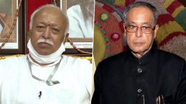 'Pranab Mukherjee Has Left a Void, He Used to Make Me Forget I am Talking to the President of India', Says RSS Chief Mohan Bhagwat in Memory of Former President