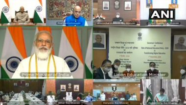 Governor's Conference on NEP 2020: PM Narendra Modi Says 'To Realise the Dream of Atmanirbhar Bharat, It is Very Important For the Youth to be Skillful'