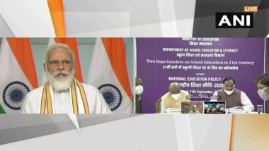 NEP 2020 Conclave: PM Narendra Modi Says 'NEP Will Reduce Syllabus & Make Learning Fun Based, Schools to Adapt to New Curriculum by 2022'; Here Are the Highlights