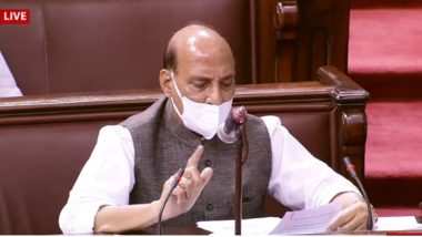 Rajnath Singh Statement in Rajya Sabha on India-China Standoff in Ladakh: 'Chinese Actions Reflect Disregard of Our Various Bilateral Agreements'