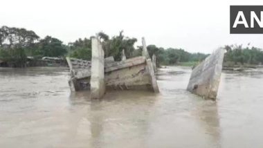 Bridge in Bihar Washed Away Ahead of Its Inauguration Due to Rise in Water Level of Kalanki River