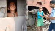 Shocking Video of a 2-Year-Old Child Stuck Under the Engine of Goods Train Goes Viral After He Was Thrown by a 13-Year-old Boy Near Ballabgarh Station in Haryana