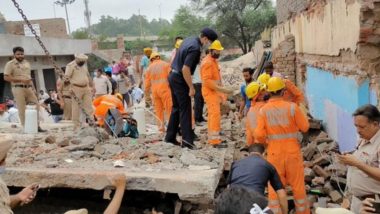 Mohali Building Collapse: At least 2 Dead, More Victims Trapped as Building Collapses in Dera Bassi in Punjab