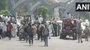 Bharat Bandh Updates: Members of Bhartiya Kisan Union Block Roads in Noida, Stage Protests Near Delhi Border Against Farm Bills, Traffic Diverted